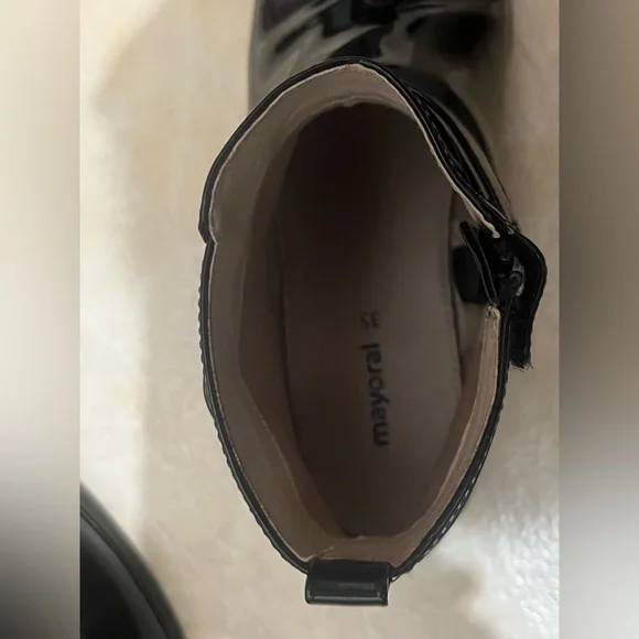 MAYORAL black ankle boot shoes